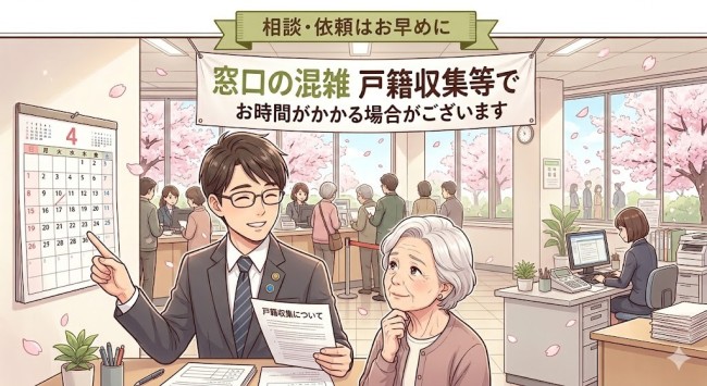 3月~4月の戸籍収集について