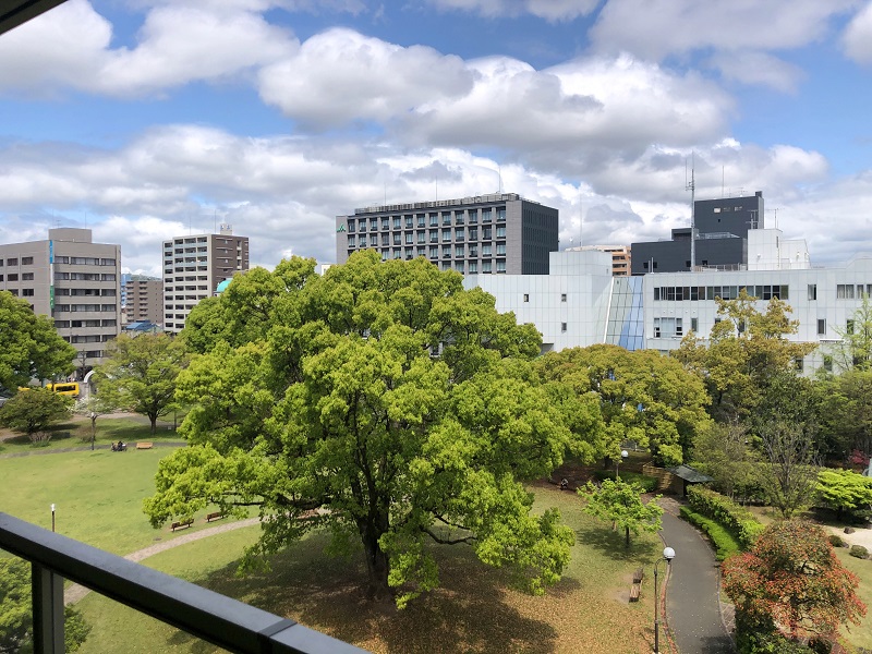 中央公民館（白川公園の眺め）