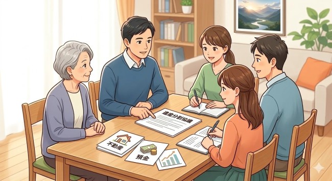 イラスト遺産分割協議
